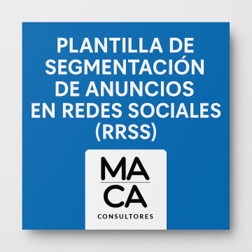 Plantilla de Segmentación de Anuncios en Redes Sociales (RRSS)
